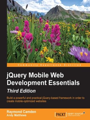cover image of jQuery Mobile Web Development Essentials
